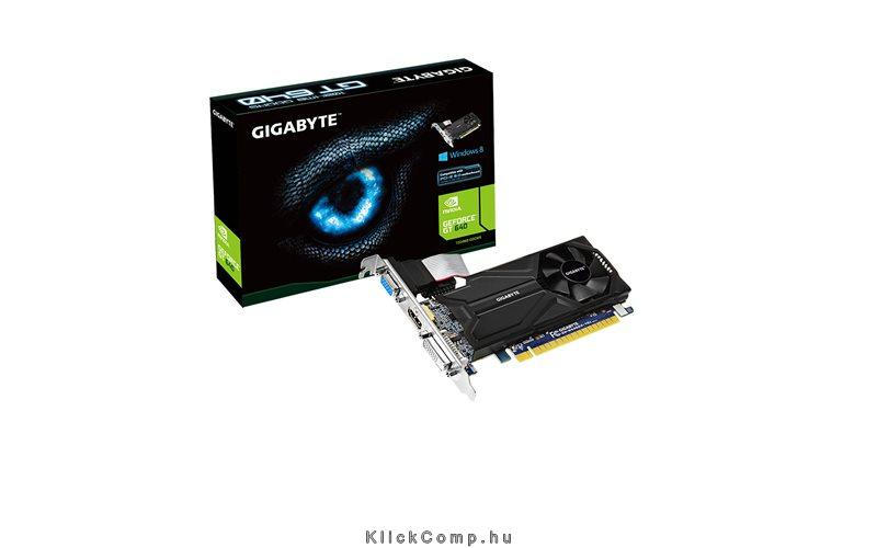PCI-E Nvidia GT640 OC 1024MB, DDR5, 64bit, 1046/5000Mhz, DVI, HDMI, D-SUB, Sing fotó, illusztráció : GV-N640D5-1GL