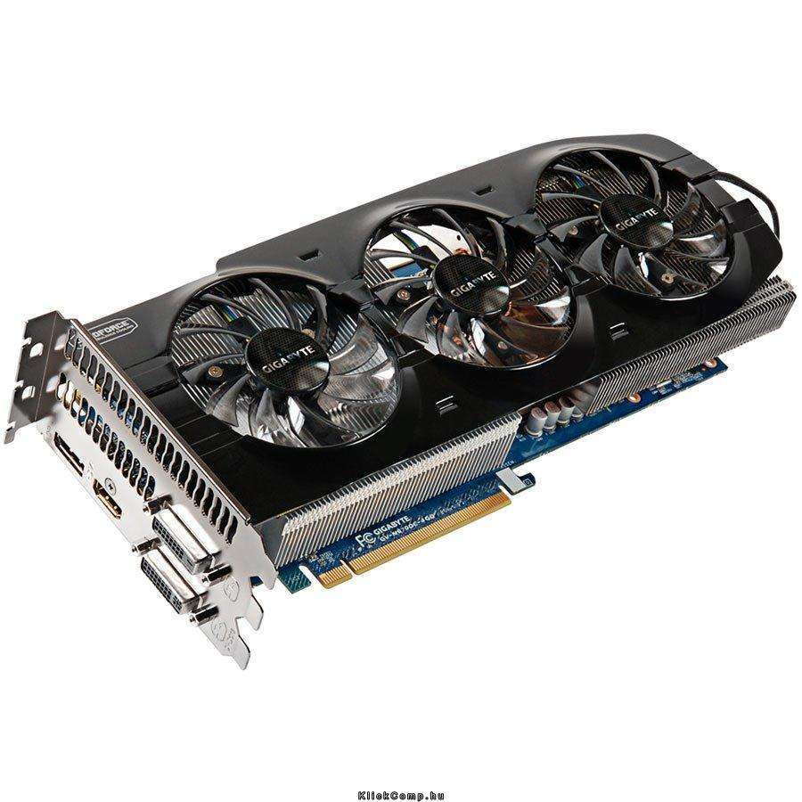 N670OC-4GD nVidia GDDR5 2GB 256bit PCIe videokártya fotó, illusztráció : GV-N670OC-4GD