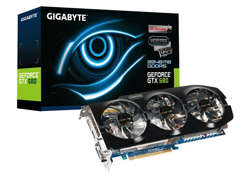 N680OC-2GD nVidia GDDR5 2GB 256bit PCIe videokártya fotó, illusztráció : GV-N680OC-2GD