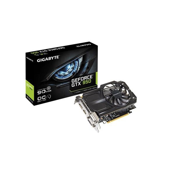 VGA GTX-950 PCI-E 3.0 2GB GDDR5 128bit NVIDIA GeForce videokártya fotó, illusztráció : GV-N950OC-2GD