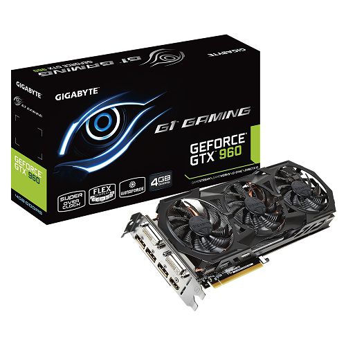 GTX960 PCI-E Gigabyte G1 fotó, illusztráció : GV-N960G1-GAMING-4GD