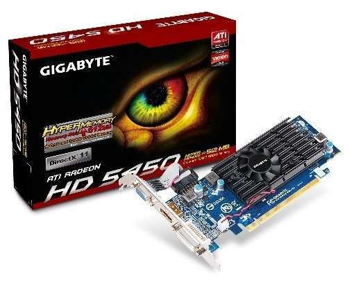 VGA Gigabyte HD 5450 512M DDR3 PCI-E 16x videokártya (3 év) - Már nem forgalmaz fotó, illusztráció : GV-R545HM-512I