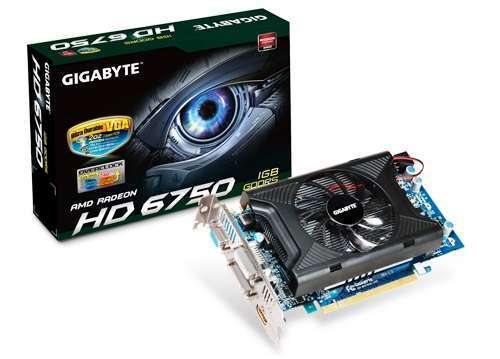 PCI-E AMD HD6750 OC 1024MB DDR5, 128bit, 740/4800MHz, Dsub, 2xDVI, HDMI, Dual S fotó, illusztráció : GV-R675OC-1GI