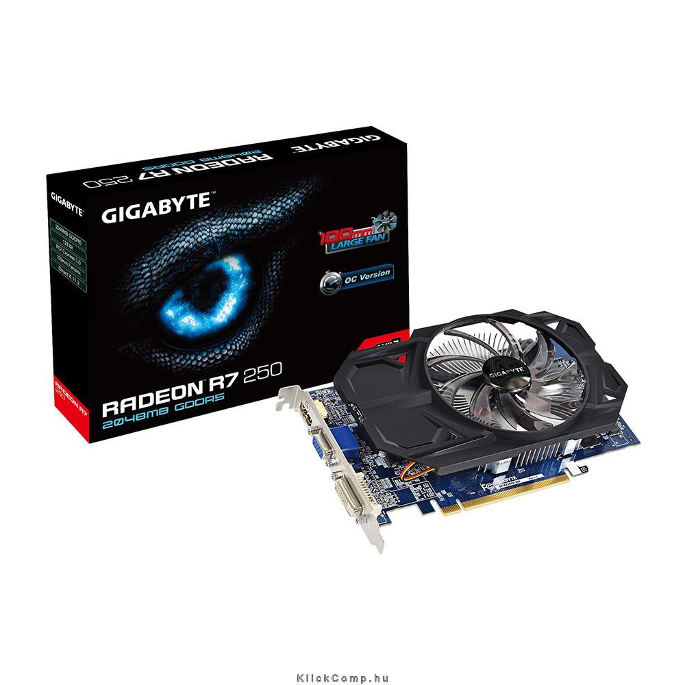 R7 250 2GB DDR5 fotó, illusztráció : GV-R725O5-2GI