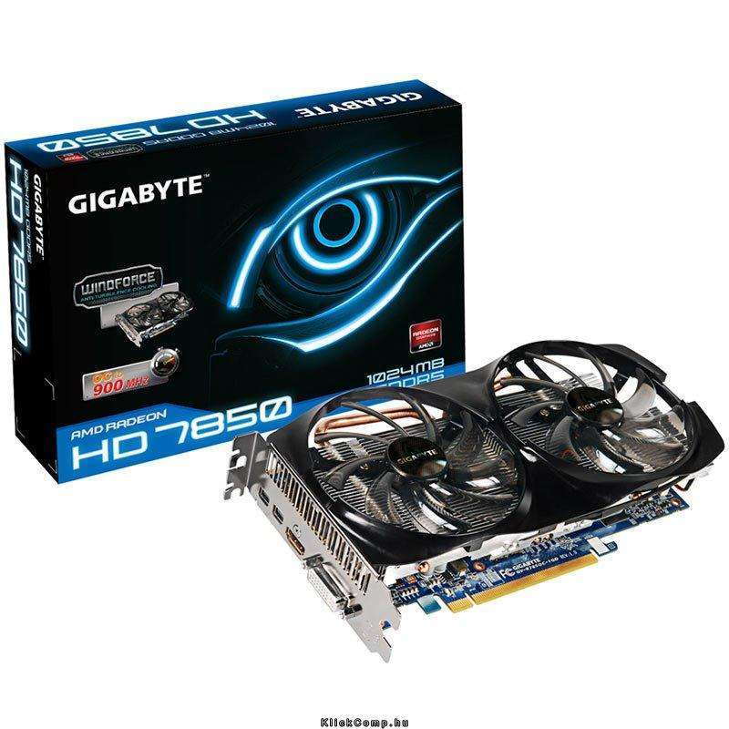 R785OC-1GD AMD GDDR5 1GB 256bit PCIe videokártya fotó, illusztráció : GV-R785OC-1GD