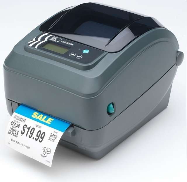 Vonalkód-nyomtató Zebra GX420t Thermal Transfer Desktop Printer, 203dpi, Blueto fotó, illusztráció : GX42-101820-000