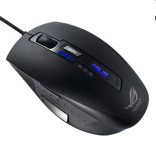 Gamer Egér USB ASUS GX850 fekete vezetékes notebook gamer mouse fotó, illusztráció : GX850