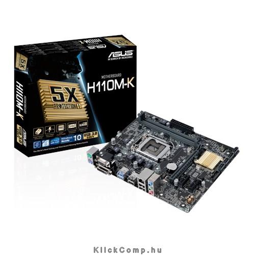 Alaplap H110M s1151 Asus H110M-K fotó, illusztráció : H110M-K