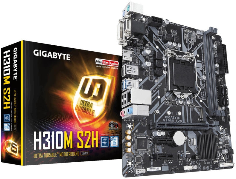 Alaplap H310 S1151 Gigabyte H310M S2H fotó, illusztráció : H310M-S2H