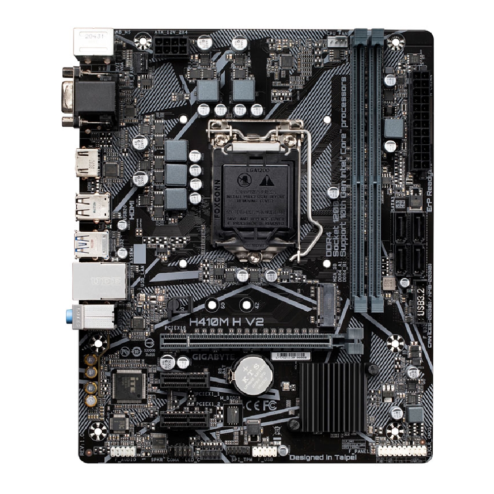 Alaplap H410M-H V2 Gigabyte fotó, illusztráció : H410M-H-V2
