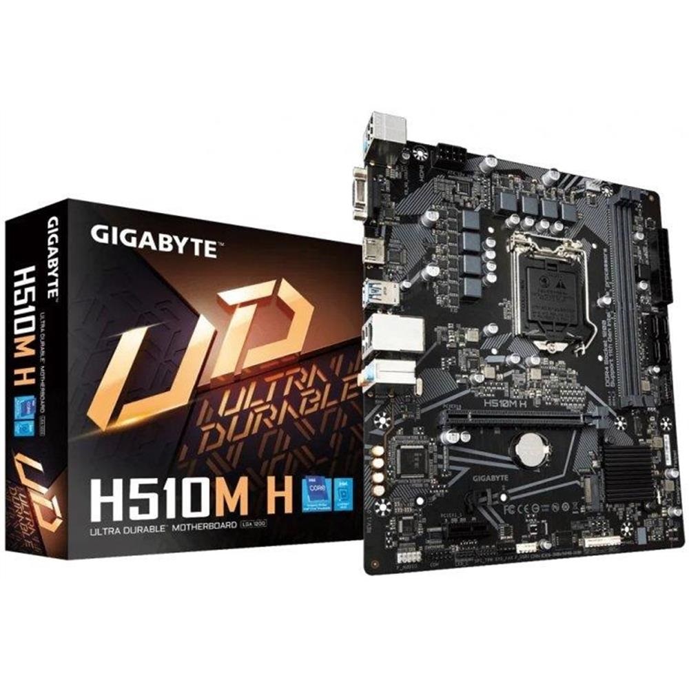 Alaplap H510 LGA1200 2xDDR4 Gigabyte H510M H mATX