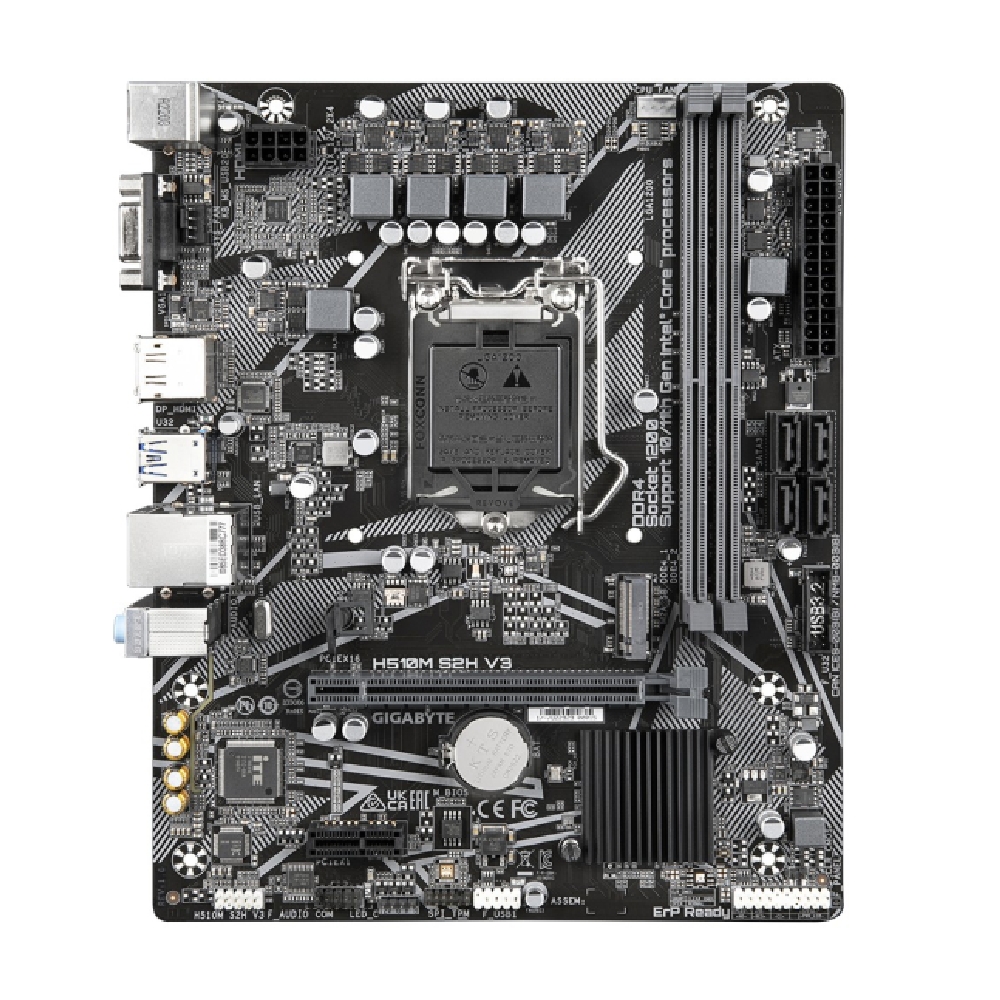Alaplap H510 LGA1200 2xDDR4 Gigabyte H510M S2H V3 mATX fotó, illusztráció : H510M-S2H-V3