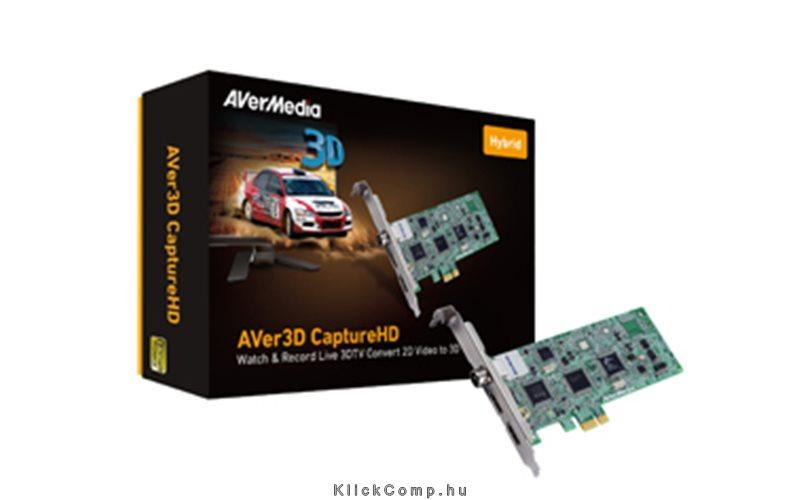 3D Digitalizáló H727 3D CaptureHD 2D->3D, Analóg és DVB-T TV, PIP, Távirányító fotó, illusztráció : H727-3D