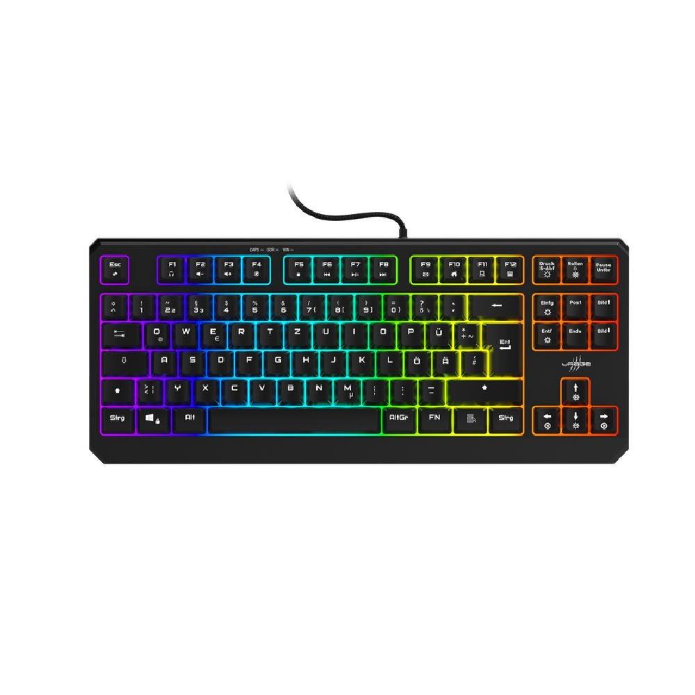 Gamer billentyűzet USB Hama uRage Exodus 220 TKL fekete HU fotó, illusztráció : HAMA-186060