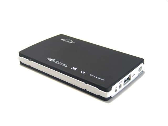 2.5  USB2 PATA alu k.ház fekete fotó, illusztráció : HDIUB2AG