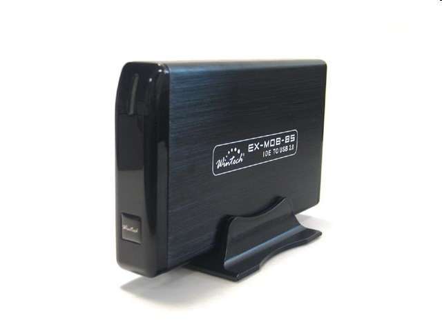 3.5  USB2 ATA alu k.ház fekete fotó, illusztráció : HDIUB3AG