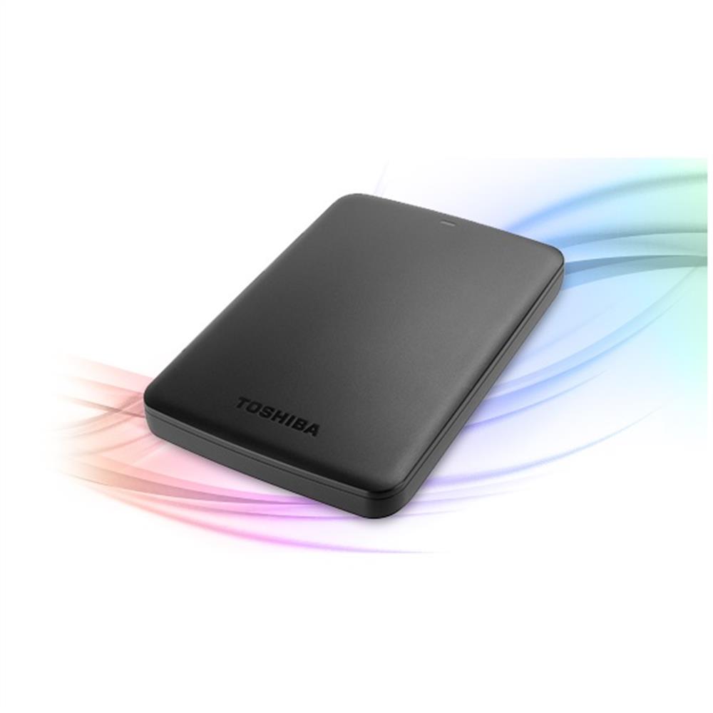 2TB Külső HDD 2.5  USB Type C 3.2 Gen. 1 Toshiba Canvio Basics Fekete matt fotó, illusztráció : HDTB420EKCAAH