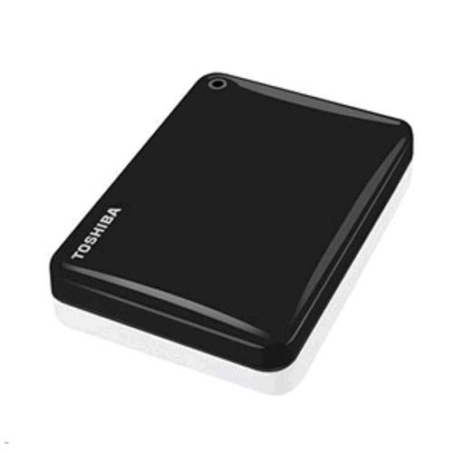 500GB Külső HDD 2.5  USB3.0 Fekete + 10 GB Cloud Storage Toshiba fotó, illusztráció : HDTC805EK3AA