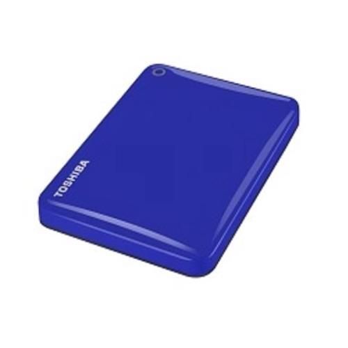 500GB Külső HDD 2.5  USB3.0 Kék + 10 GB Cloud Storage Toshiba fotó, illusztráció : HDTC805EL3AA