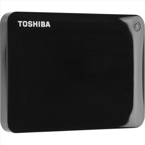 2TB Külső HDD 2.5  USB3.0 Fekete + 10 GB Cloud Storage Toshiba fotó, illusztráció : HDTC820EK3CA