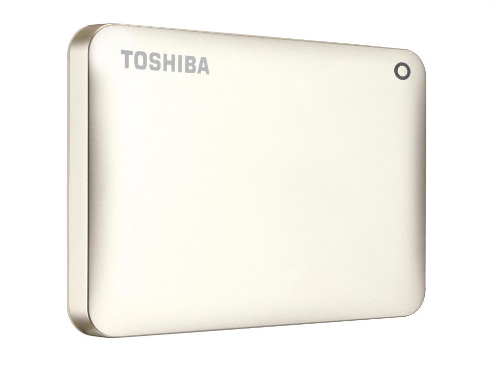 3TB Külső HDD 2.5  USB3.0 Toshiba Canvio Connect II Arany 10GB Cloud Storage fotó, illusztráció : HDTC830EC3CA
