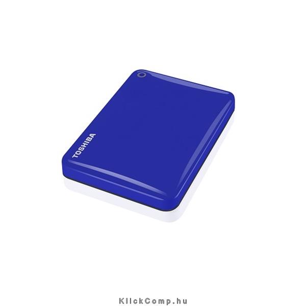 3TB Külső HDD USB3.0 2.5  Toshiba Canvio Connect II Kék fotó, illusztráció : HDTC830EL3CA
