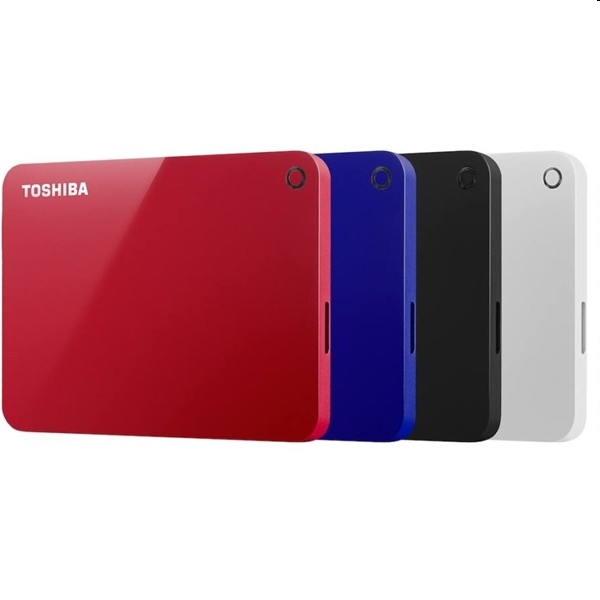 3TB Külső HDD 2.5  USB3.0 Toshiba Canvio Advance Vörös Mac kompatibilis fotó, illusztráció : HDTC930ER3CA