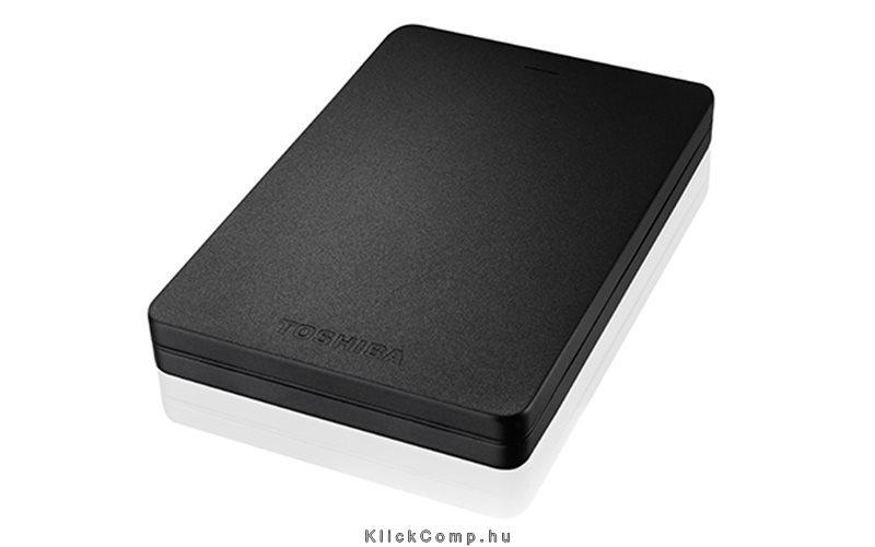 500GB Külső HDD 2.5  USB3.0 Toshiba Canvio Alu Fekete aluminium, metál fényű fotó, illusztráció : HDTH305EK3AA