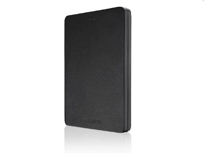 1TB Külső HDD 2.5  Toshiba Canvio Alu Fekete USB3.0 metál fényű fotó, illusztráció : HDTH310EK3AB