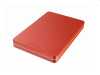 1TB Külső HDD 2.5" Toshiba Canvio Alu Vörös USB3.0 metál fényű