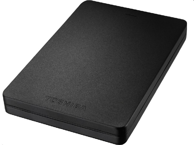 2TB Külső HDD 2.5  USB3.0 Toshiba Canvio Alu Fekete aluminium metál fényű fotó, illusztráció : HDTH320EK3AB