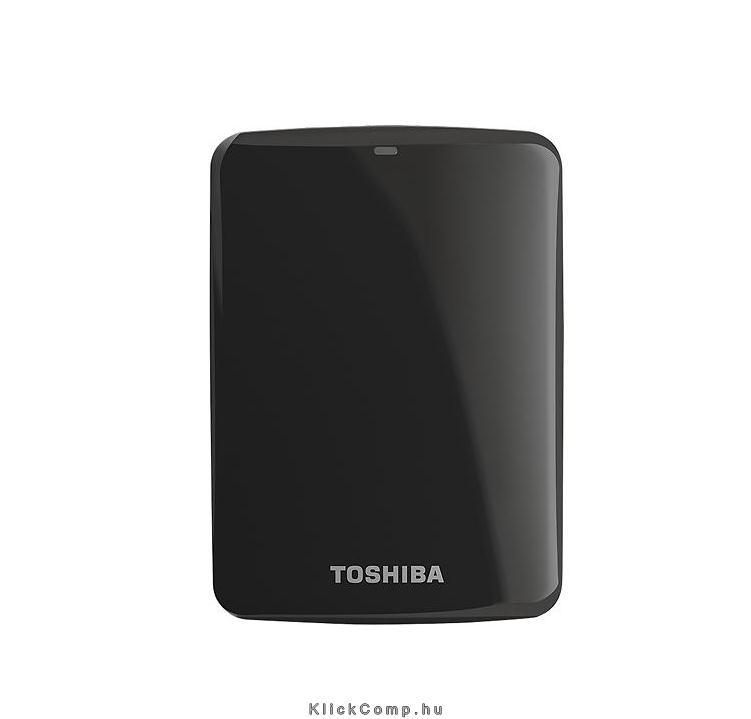 2TB Külső HDD 2,5  USB3.0 Toshiba Canvio Alu Fekete aluminium, metál fényű fotó, illusztráció : HDTH320EK3CA