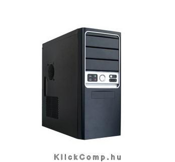 3011NS 400W 8cm fekete mikroATX ház fotó, illusztráció : HKC-3612
