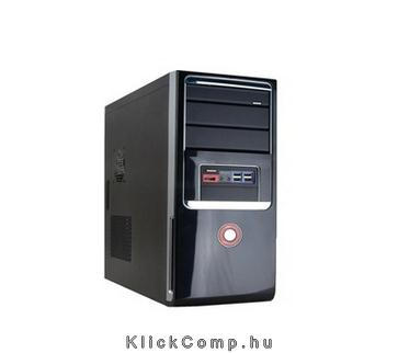 Számítógépház 430W 12cm fekete ATX ház HKC 7041NS fotó, illusztráció : HKC-498