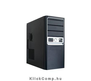 3011GS 400W 8cm fekete mikroATX ház fotó, illusztráció : HKC-6140
