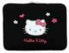 Akció 2012.09.10-ig  PORT Notebook Skin 15-16  (HKNE15BL) HELLO KITTY SKIN fekete (Black Fl