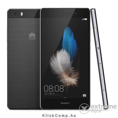 Dual sim mobiltelefon Huawei P8 Lite 16GB Fekete fotó, illusztráció : HP8L_B16DS