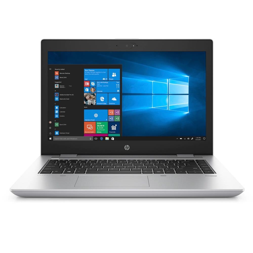 HP ProBook laptop 14  HD i5-8250U 8GB 256GB UHD W10Pro ezüst HP ProBook 640 G4 fotó, illusztráció : HP-70312436