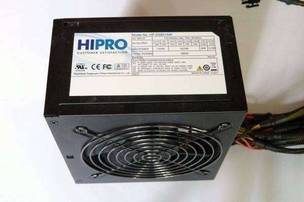 580Wmax.630W! Akt.PFC 80+ 12cm ventillátorral dobozos tápegység 3 év fotó, illusztráció : HP-D5801AWR2-BOX