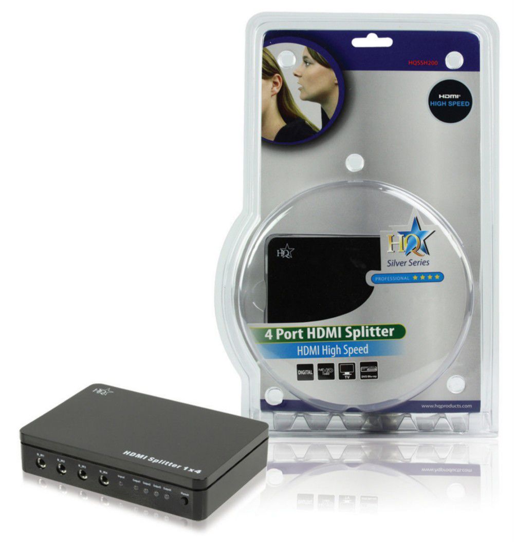 4 PORTOS HDMI KAPCSOLÓ, 3D TÁMOGATÁSSAL fotó, illusztráció : HQSSH200