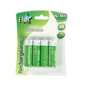 Tölthető elem Ni-Mh 2000 mAh AA batteries - Már nem forgalmazott termék fotó, illusztráció : HQ-NIMH-AA-02