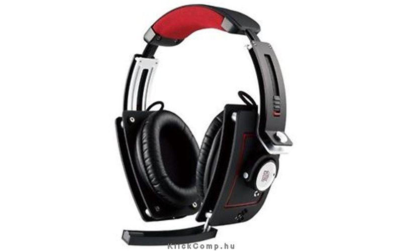 TT eSports LEVEL 10 M Gaming sztereo Fejhallgató Fekete fotó, illusztráció : HT-LTM010ECBL