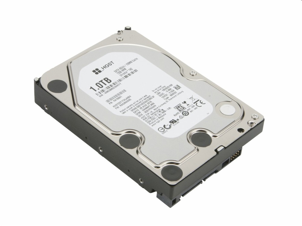 1TB 3,5  HDD SATA3 Western Digital Ultrastar DC HA210 winchester fotó, illusztráció : HUS722T1TALA604