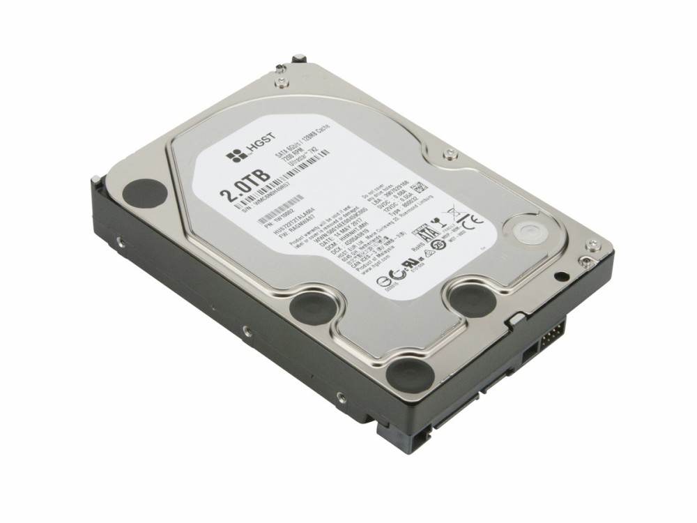 2TB 3,5  HDD SATA3 Western Digital Ultrastar DC winchester fotó, illusztráció : HUS722T2TALA604