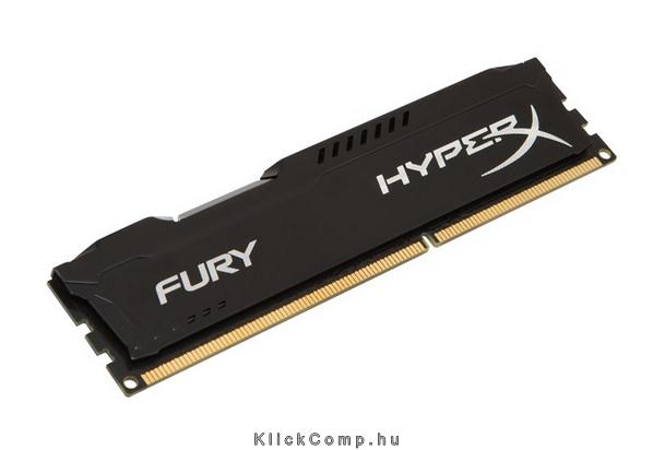 4GB DDR3 Memória 1600MHz KINGSTON HyperX FURY fekete HX316C10FB/4 fotó, illusztráció : HX316C10FB_4