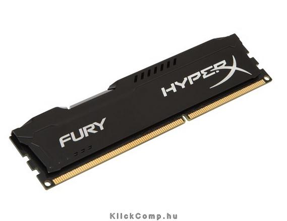 8GB DDR3 Memória 1600MHz KINGSTON HyperX FURY fekete HX316C10FB/8 fotó, illusztráció : HX316C10FB_8