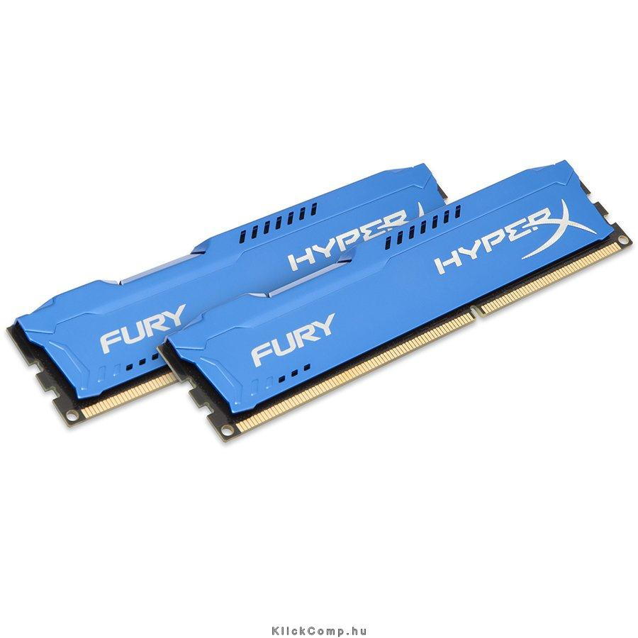 16GB DDR3 Memória 1600MHz CL10 2x8GB KINGSTON HyperX Fury Blue HX316C10FK2/16 fotó, illusztráció : HX316C10FK2_16