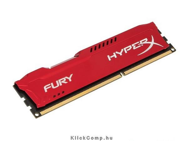 4GB DDR3 memória 1600MHz KINGSTON HyperX FURY piros HX316C10FR/4 fotó, illusztráció : HX316C10FR_4
