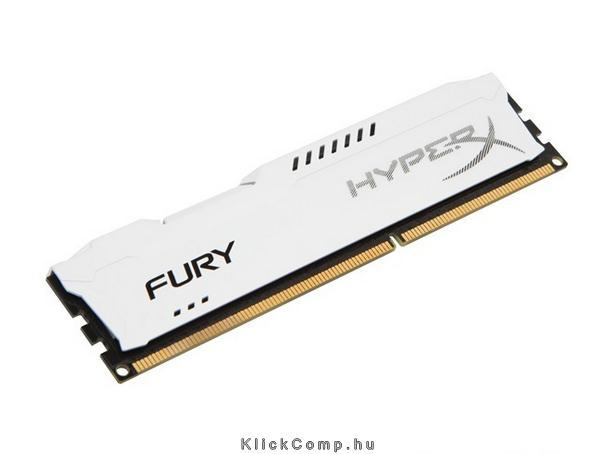 4GB DDR3 Memória 1600MHz KINGSTON HyperX FURY fehér HX316C10FW/4 fotó, illusztráció : HX316C10FW_4