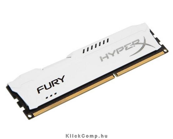 8GB DDR3 Memória 1600MHz KINGSTON HyperX FURY fehér HX316C10FW/8 fotó, illusztráció : HX316C10FW_8